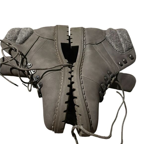 Just fab brown Lace-Up Ankle Boots new never worn size 7.5 - Picture 1 of 4